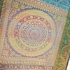 Dining Table Runner Handmade Elephant Mandala Woven Gold Banarasi Brocade Silk
