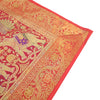 Dining Cloth Table Runner Elephant Woven Zari Brocade Banarasi Cover Multi Color
