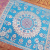 Dining Table Runner Elephant Peacock Woven Zari Brocade Banarasi Handmade Cover
