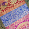 Dining Table Runner Wall Tapestry Woven Zari Brocade Banarasi Cover Multi Color