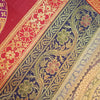 Dining Table Runner Woven Mandala Zari Brocade Banarasi Cover Decor Multi Color