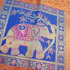 Dining Table Runner Woven Mandala Zari Brocade Banarasi Cover Decor Multi Color