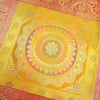 Dining Table Runner Woven Mandala Zari Brocade Banarasi Cover Decor Multi Color