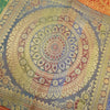Dining Table Runner Mandala Floral Woven Zari Brocade Banarasi Cover Multi Color