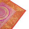 Dining Table Runner Mandala Floral Woven Zari Brocade Banarasi Cover Multi Color