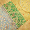 Dining Cover Table Runner Mandala Woven Zari Brocade Banarasi Decor Multi Color