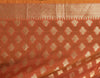 Orange Banarasi Dupatta Indian Art Silk Woven Zari Brocade Long Stole Scarves