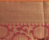 Pink Banarasi Dupatta Indian Art Silk Woven Zari Brocade Long Stole Scarves