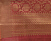 Pink Banarasi Dupatta Indian Art Silk Woven Zari Brocade Long Stole Scarves