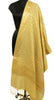 Beige Banarasi Dupatta Indian Art Silk Woven Zari Brocade Long Stole Scarves