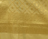 Beige Banarasi Dupatta Indian Art Silk Woven Zari Brocade Long Stole Scarves