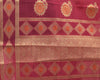 Pink Banarasi Dupatta Indian Art Silk Woven Zari Brocade Long Stole Scarves
