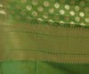 Green Banarasi Dupatta Indian Art Silk Woven Zari Brocade Long Stole Scarves
