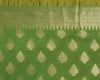 Green Banarasi Dupatta Indian Art Silk Woven Zari Brocade Long Stole Scarves