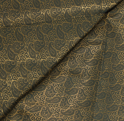 Black Banarasi Dupatta Indian Art Silk Woven Zari Brocade Long Stole Scarves