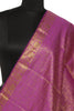 Purple Banarasi Dupatta Indian Art Silk Woven Zari Brocade Long Stole Scarves