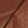 Brown Banarasi Dupatta Indian Art Silk Woven Zari Brocade Long Stole Scarves