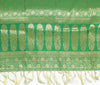 Green Banarasi Dupatta Indian Art Silk Woven Zari Brocade Long Stole Scarves