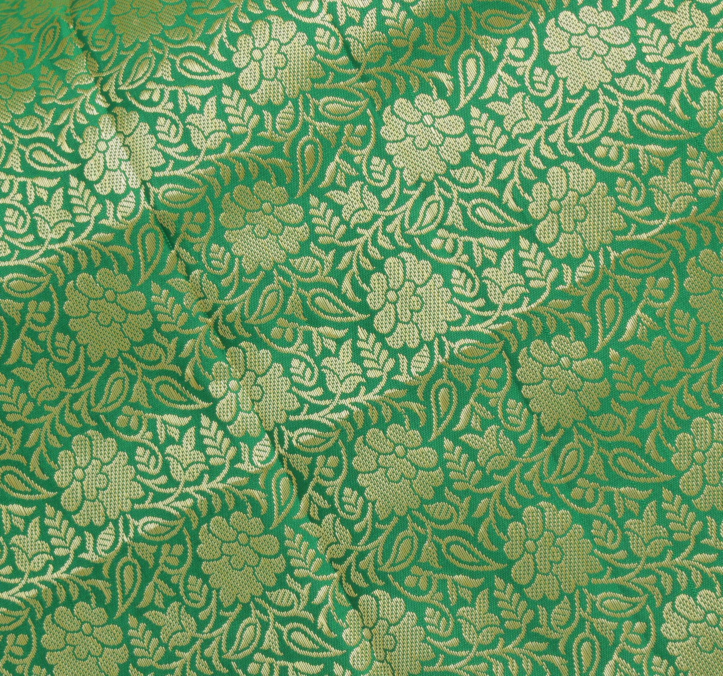 Green Banarasi Dupatta Indian Art Silk Woven Zari Brocade Long Stole Scarves