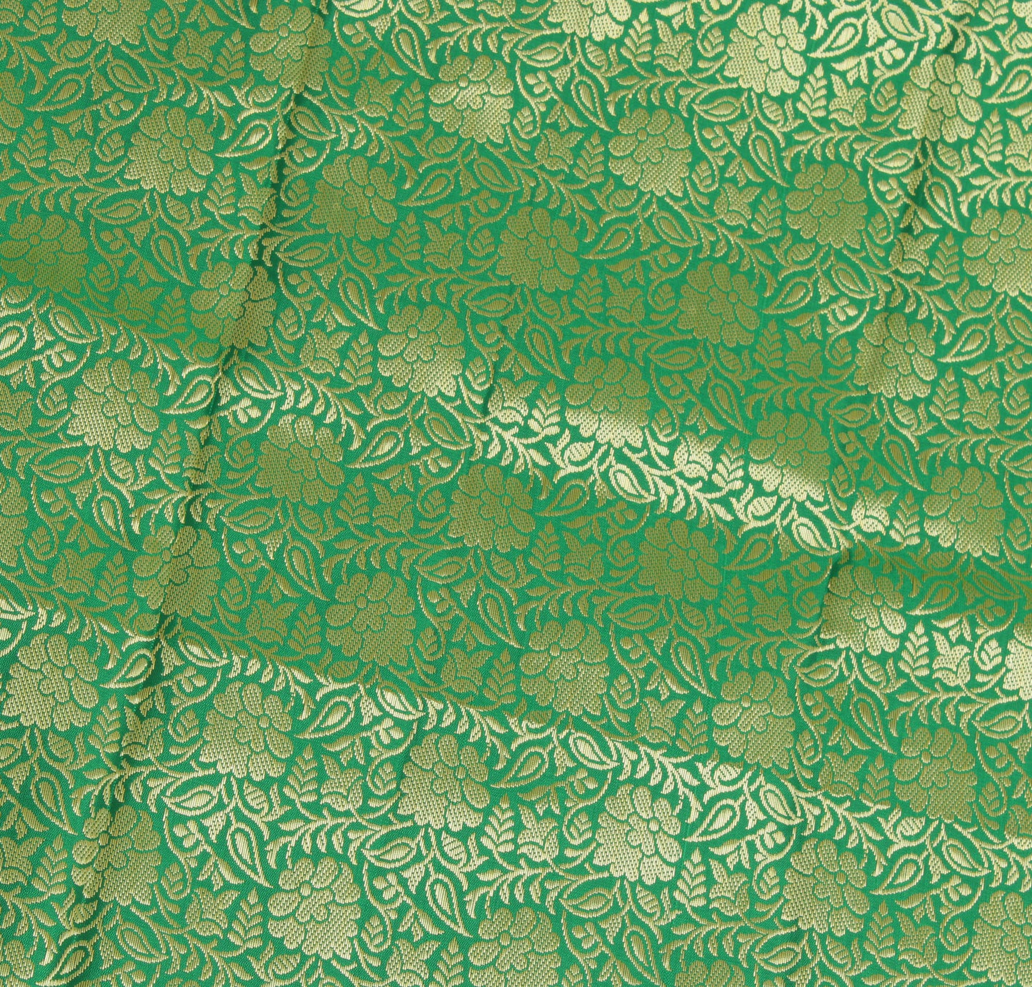 Green Banarasi Dupatta Indian Art Silk Woven Zari Brocade Long Stole Scarves