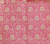 Pink Banarasi Dupatta Indian Art Silk Woven Zari Brocade Long Stole Scarves