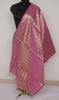 Purple Banarasi Dupatta Indian Art Silk Woven Zari Brocade Long Stole Scarves