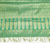 Green Banarasi Dupatta Indian Art Silk Woven Zari Brocade Long Stole Scarves