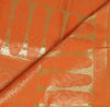 Orange Banarasi Dupatta Indian Art Silk Woven Zari Brocade Long Stole Scarves