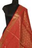 Red Banarasi Dupatta Indian Art Silk Woven Zari Brocade Long Stole Scarves