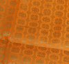 Orange Banarasi Dupatta Indian Art Silk Woven Zari Brocade Long Stole Scarves