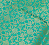 Green Banarasi Dupatta Indian Art Silk Woven Zari Brocade Long Stole Scarves