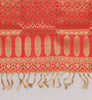 Red Banarasi Dupatta Indian Art Silk Woven Zari Brocade Long Stole Scarves