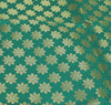 Green Banarasi Dupatta Indian Art Silk Woven Zari Brocade Long Stole Scarves