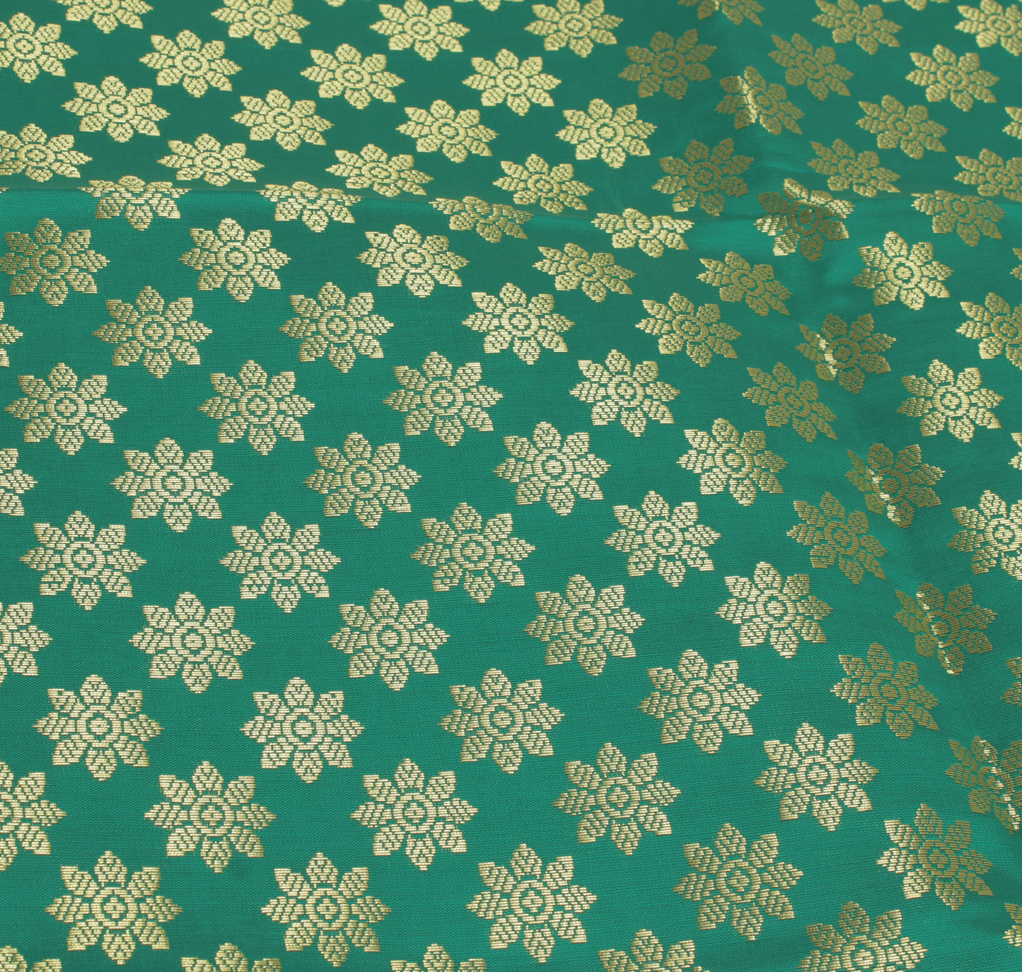 Green Banarasi Dupatta Indian Art Silk Woven Zari Brocade Long Stole Scarves