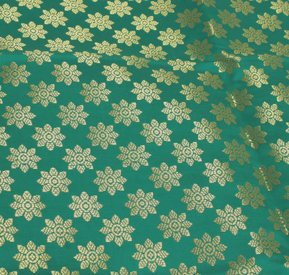 Green Banarasi Dupatta Indian Art Silk Woven Zari Brocade Long Stole Scarves
