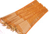 Orange Banarasi Dupatta Indian Art Silk Woven Zari Brocade Long Stole Scarves