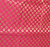 Hot Pink Banarasi Dupatta Indian Art Silk Woven Zari Brocade Long Stole Scarves