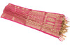 Pink Banarasi Dupatta Indian Art Silk Woven Zari Brocade Long Stole Scarves