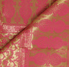 Hot Pink Banarasi Dupatta Indian Art Silk Woven Zari Brocade Long Stole Scarves