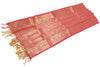 Peach Banarasi Dupatta Indian Art Silk Woven Zari Brocade Long Stole Scarves