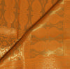 Orange Banarasi Dupatta Indian Art Silk Woven Zari Brocade Long Stole Scarves