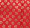 Red Banarasi Dupatta Indian Art Silk Woven Zari Brocade Long Stole Scarves
