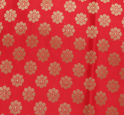 Red Banarasi Dupatta Indian Art Silk Woven Zari Brocade Long Stole Scarves