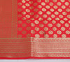 Red Banarasi Dupatta Indian Art Silk Woven Zari Brocade Long Stole Scarves