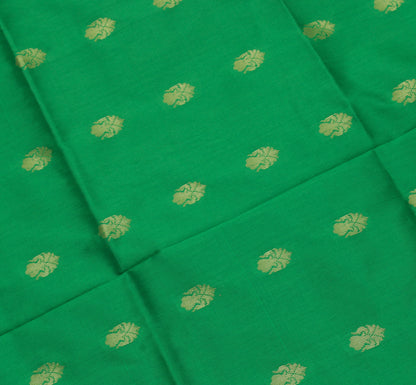 Green Banarasi Dupatta Indian Art Silk Woven Zari Brocade Long Stole Scarves