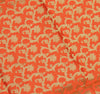 Orange Banarasi Dupatta Indian Art Silk Woven Zari Brocade Long Stole Scarves