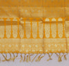 Yellow Banarasi Dupatta Indian Art Silk Woven Zari Brocade Long Stole Scarves