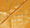 Yellow Banarasi Dupatta Indian Art Silk Woven Zari Brocade Long Stole Scarves