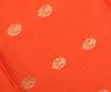 Orange Banarasi Dupatta Indian Art Silk Woven Zari Brocade Long Stole Scarves