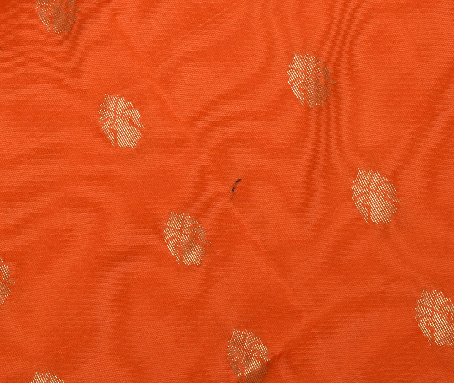 Orange Banarasi Dupatta Indian Art Silk Woven Zari Brocade Long Stole Scarves